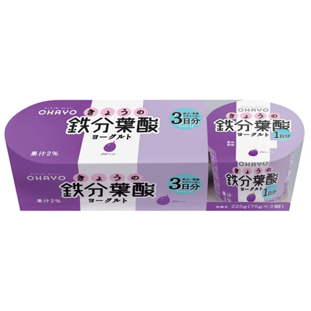 きょうの鉄分葉酸ヨーグルト プルーン味 楽天西友ネットスーパー